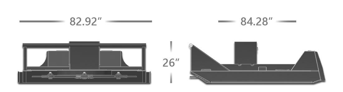 Brush Mower Dimensions