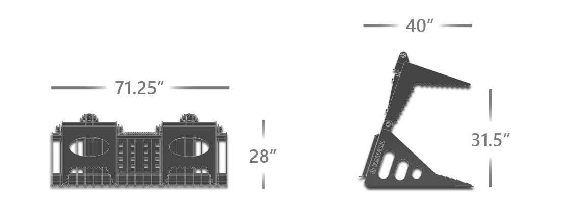 Grapple Bucket Dimensions