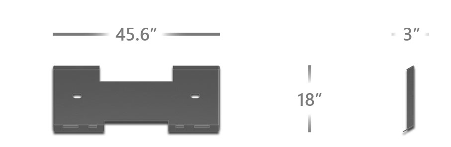 Skid Steer Faceplate Attachment Dimensions